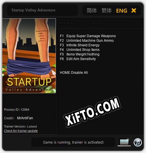 Трейнер для Startup Valley Adventure [v1.0.2]