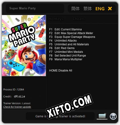 Super Mario Party: Читы, Трейнер +9 [dR.oLLe]