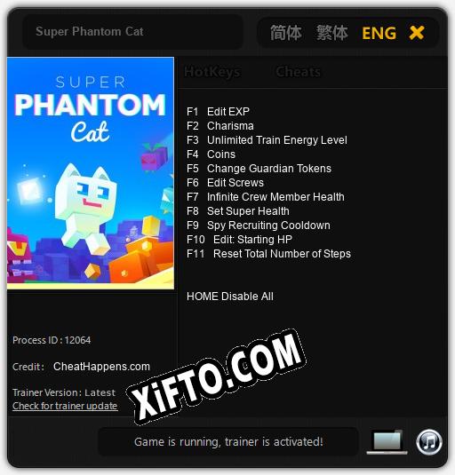 Super Phantom Cat: Читы, Трейнер +11 [CheatHappens.com]