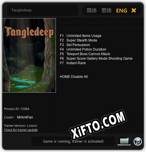 Tangledeep: Трейнер +7 [v1.7]