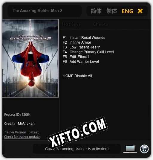 The Amazing Spider-Man 2: Читы, Трейнер +6 [MrAntiFan]