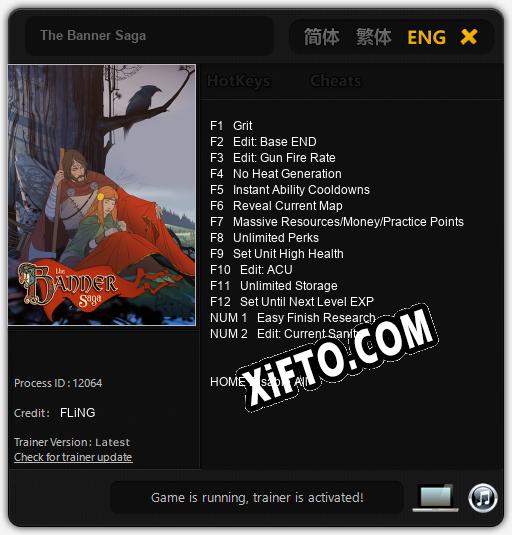 The Banner Saga: ТРЕЙНЕР И ЧИТЫ (V1.0.60)