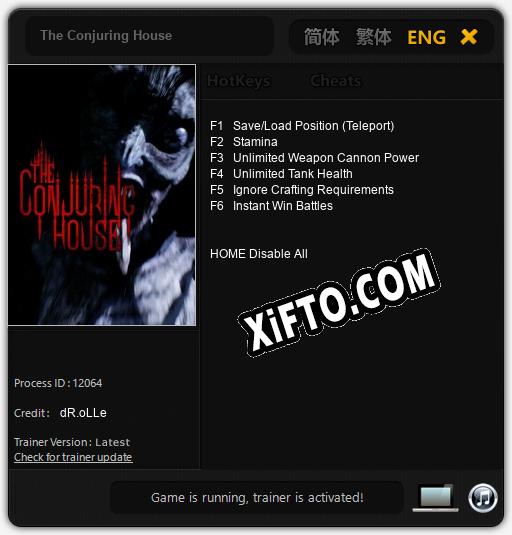 The Conjuring House: Читы, Трейнер +6 [dR.oLLe]
