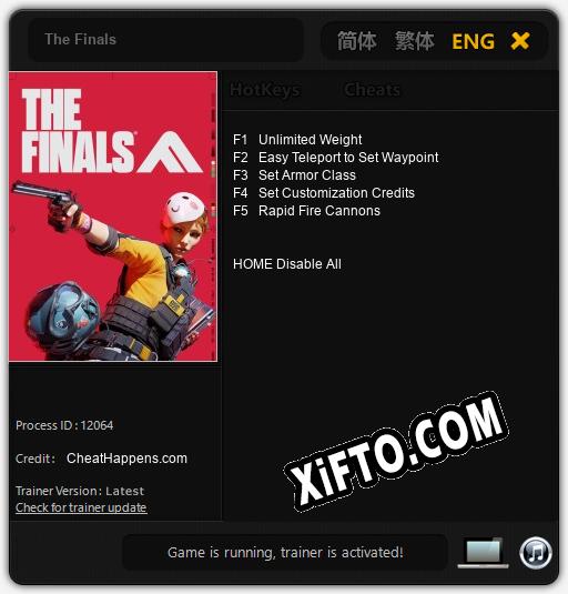 Трейнер для The Finals [v1.0.7]