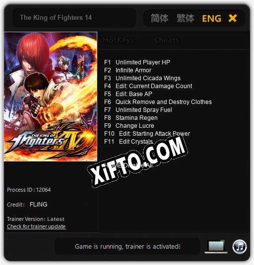 The King of Fighters 14: ТРЕЙНЕР И ЧИТЫ (V1.0.35)