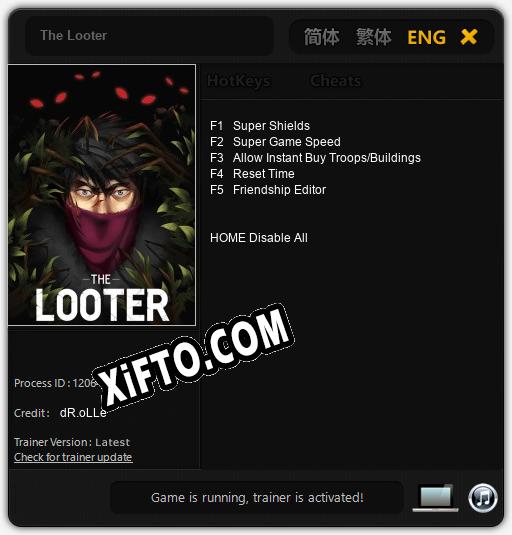 Трейнер для The Looter [v1.0.1]