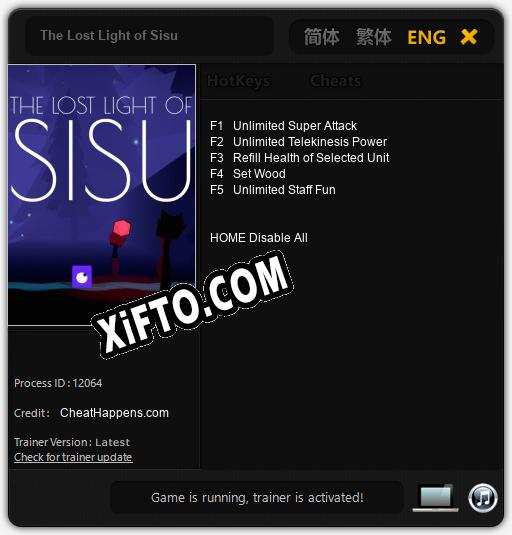 The Lost Light of Sisu: Читы, Трейнер +5 [CheatHappens.com]