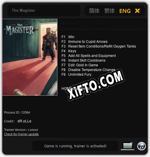 Трейнер для The Magister [v1.0.3]