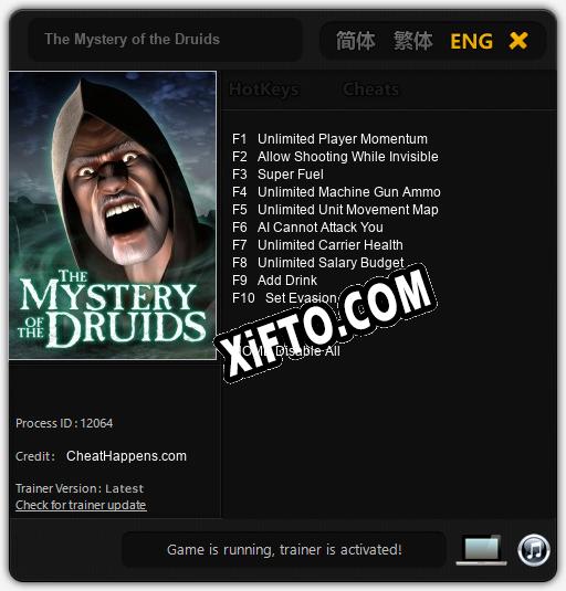 The Mystery of the Druids: Читы, Трейнер +10 [CheatHappens.com]