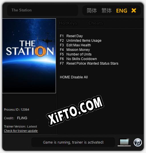 The Station: Читы, Трейнер +7 [FLiNG]