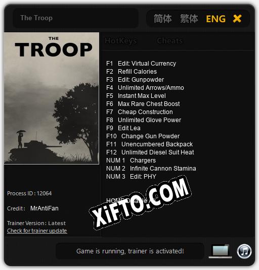 The Troop: ТРЕЙНЕР И ЧИТЫ (V1.0.77)
