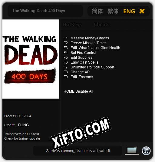 The Walking Dead: 400 Days: Читы, Трейнер +9 [FLiNG]