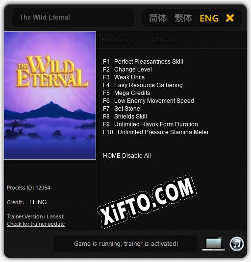 The Wild Eternal: Читы, Трейнер +10 [FLiNG]