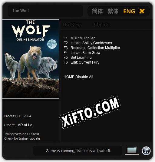 The Wolf: ТРЕЙНЕР И ЧИТЫ (V1.0.99)