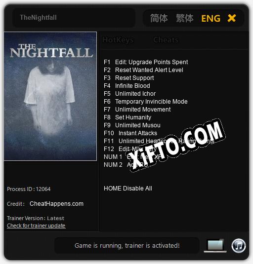 TheNightfall: ТРЕЙНЕР И ЧИТЫ (V1.0.94)