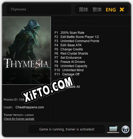 Thymesia: Трейнер +11 [v1.7]