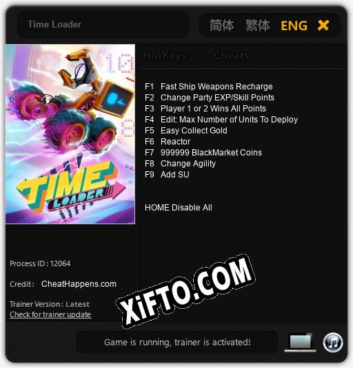 Time Loader: ТРЕЙНЕР И ЧИТЫ (V1.0.84)