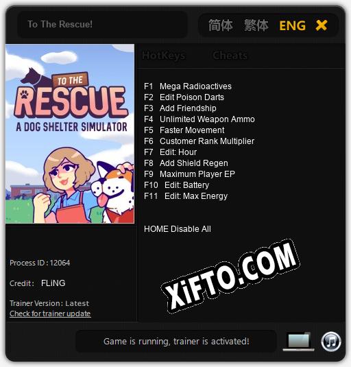 To The Rescue!: ТРЕЙНЕР И ЧИТЫ (V1.0.79)