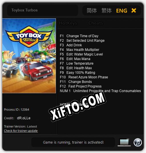 Toybox Turbos: Трейнер +13 [v1.3]