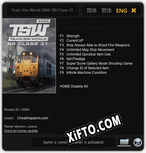 Train Sim World 2020: BR Class 31 Loco: ТРЕЙНЕР И ЧИТЫ (V1.0.29)