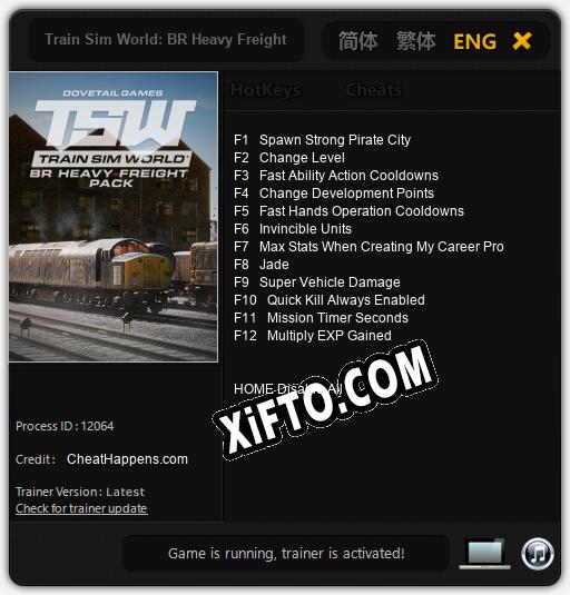 Train Sim World: BR Heavy Freight Pack: Трейнер +12 [v1.3]