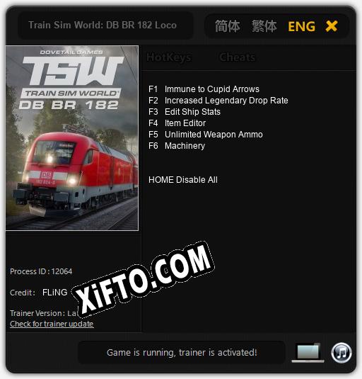 Train Sim World: DB BR 182 Loco: Читы, Трейнер +6 [FLiNG]