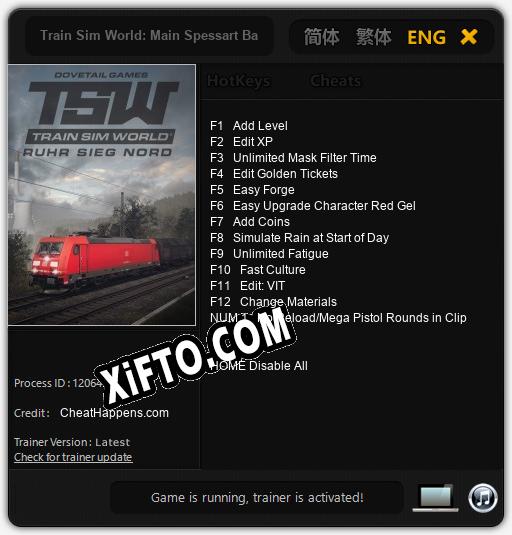 Train Sim World: Main Spessart Bahn: Трейнер +13 [v1.5]