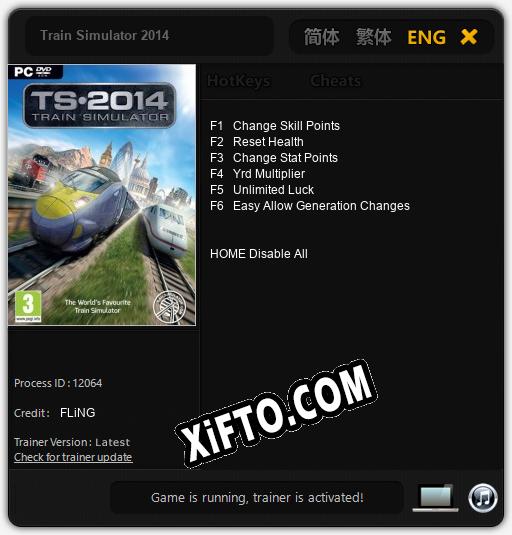 Train Simulator 2014: ТРЕЙНЕР И ЧИТЫ (V1.0.42)