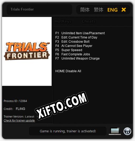 Trials Frontier: ТРЕЙНЕР И ЧИТЫ (V1.0.93)