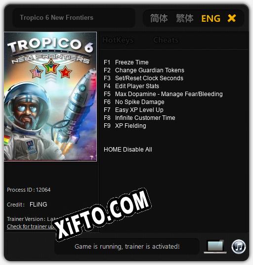 Tropico 6 New Frontiers: Трейнер +9 [v1.6]