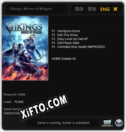 Трейнер для Vikings: Wolves of Midgard [v1.0.4]