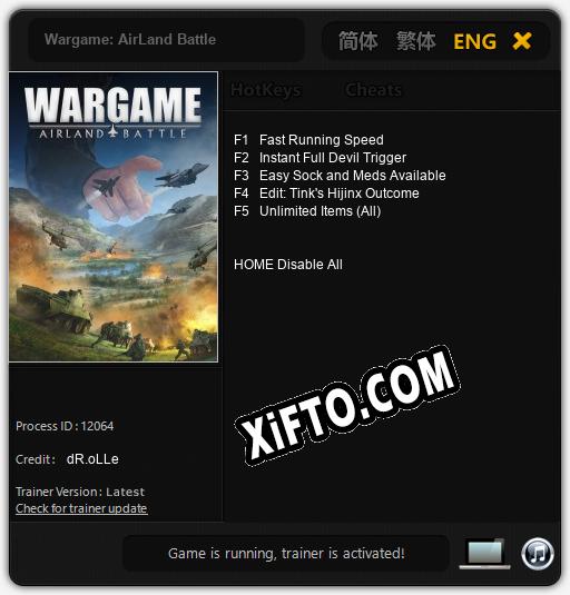 Wargame: AirLand Battle: Читы, Трейнер +5 [dR.oLLe]