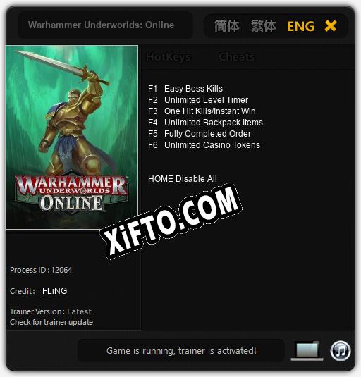 Warhammer Underworlds: Online: Трейнер +6 [v1.4]