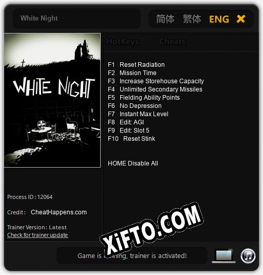 White Night: Трейнер +10 [v1.2]