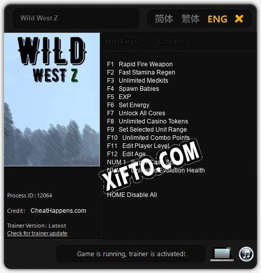 Wild West Z: Читы, Трейнер +14 [CheatHappens.com]
