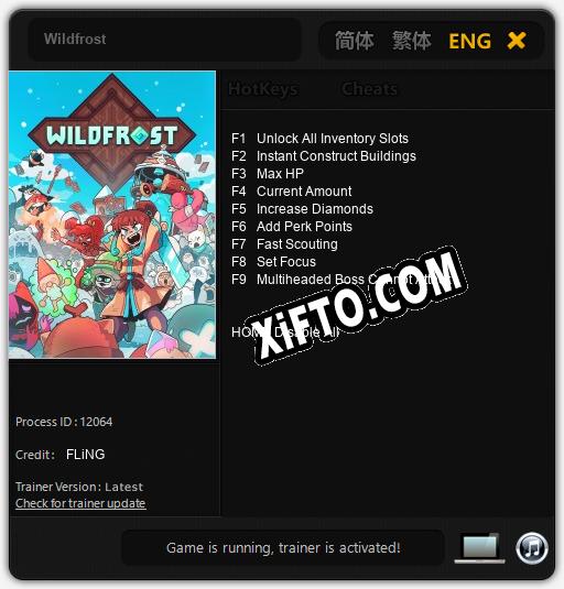 Трейнер для Wildfrost [v1.0.3]