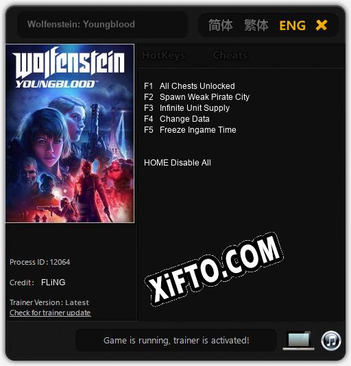 Wolfenstein: Youngblood: Трейнер +5 [v1.4]