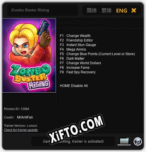 Zombo Buster Rising: ТРЕЙНЕР И ЧИТЫ (V1.0.95)